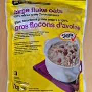 Large flake Oats (Loblaws No-Name) photo 12