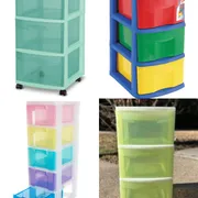 Plastic Drawer organizer carts photo 1