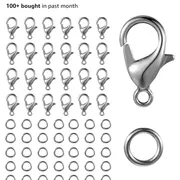 Jewelry making kits ( beads, hooks, lobster claw clasp) photo 17