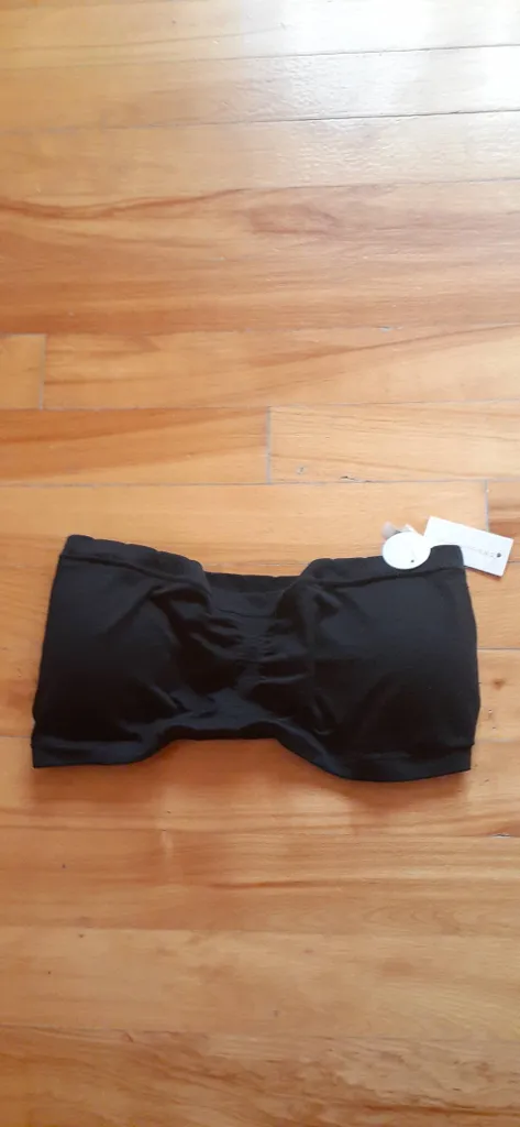 Black Bandeau Bra photo 1