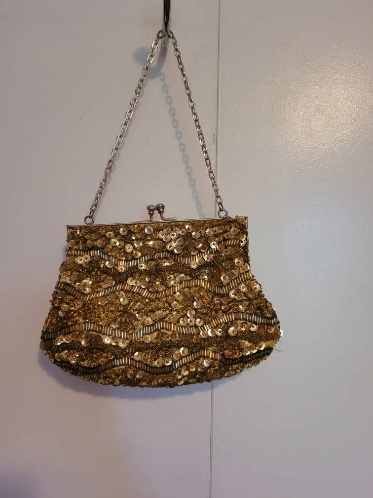 Vintage Beaded Fancy Purse photo 1