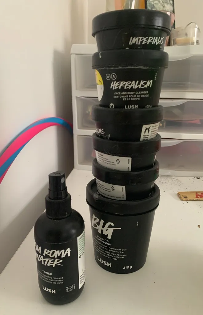 7 lush empties ! photo 1