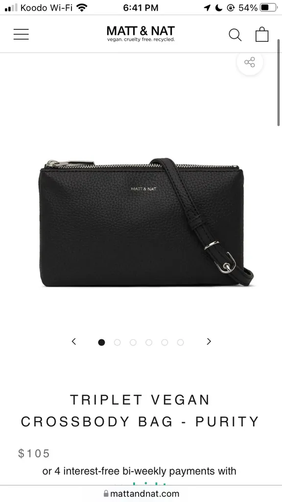 Matt & Nat Crossbody bag photo 1