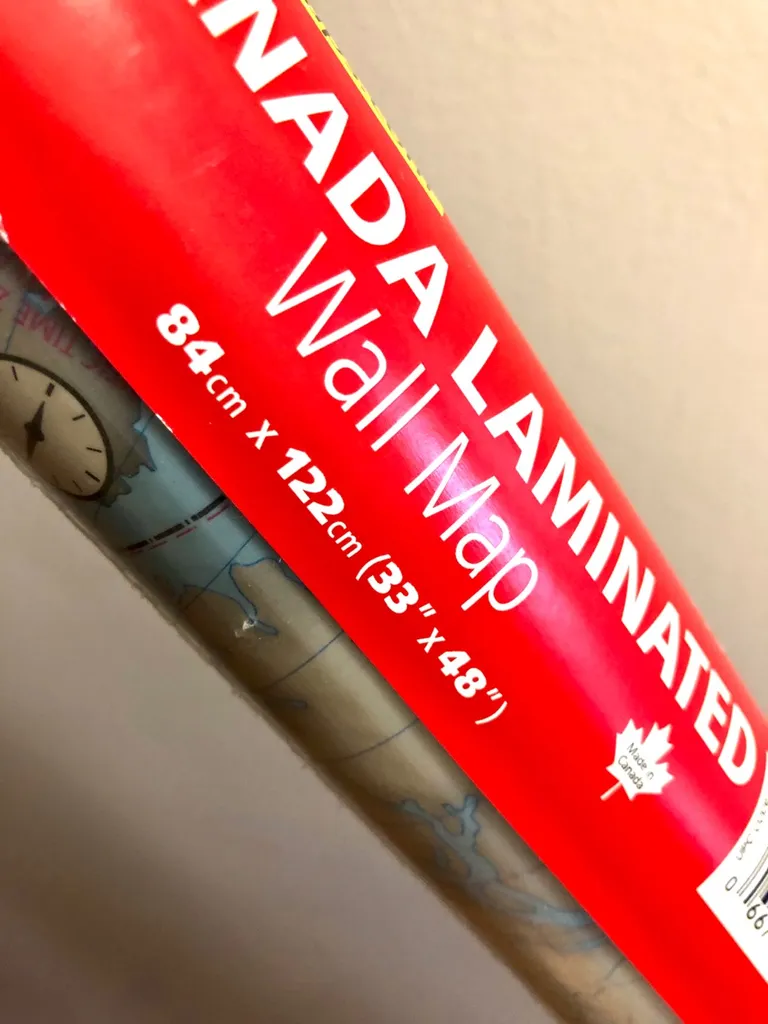 Canada Laminated Wall Map 🇨🇦 photo 1