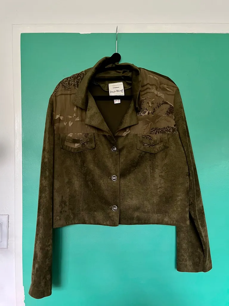vintage cropped jacket photo 1