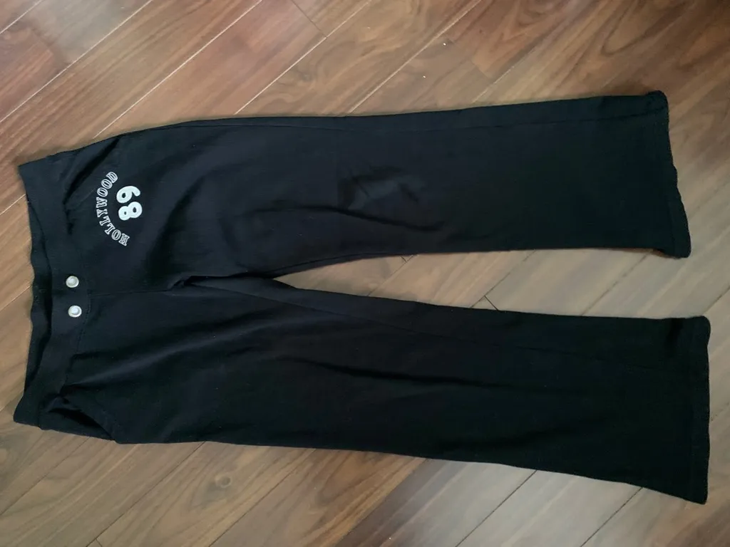 EUC S Black sweat pants photo 1