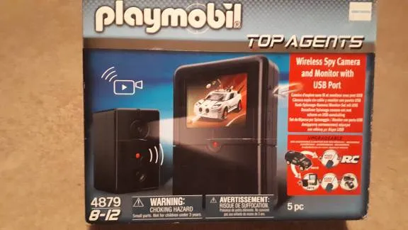 BNIB Playmobil wireless Top Agents Camera and Monitor with US... photo 1