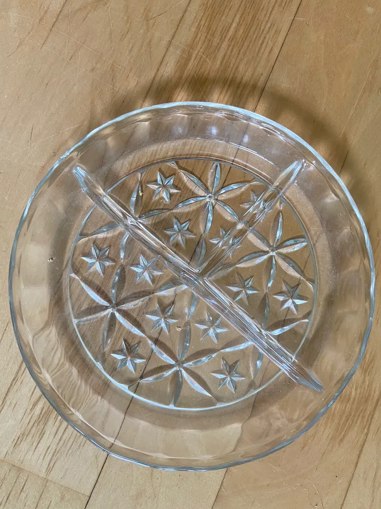 Vintage Glass Plate photo 1