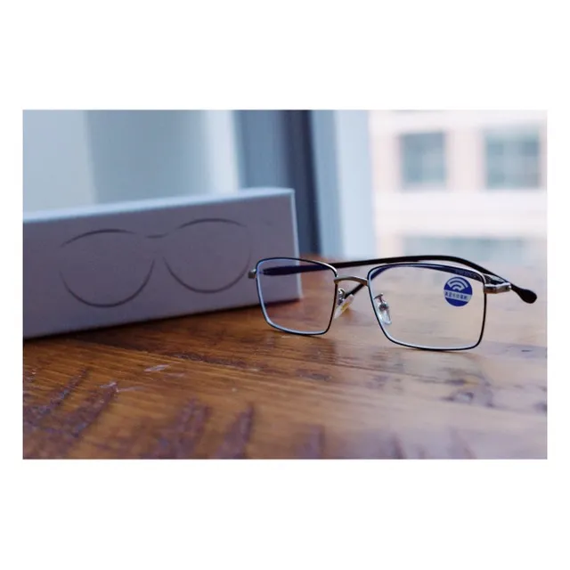 Rectangle Blue Light Blocking Glasses photo 1