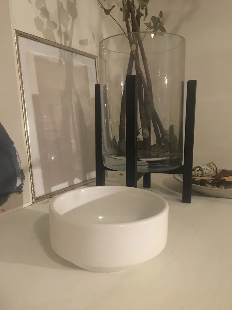 White Ceramic Dish photo 1