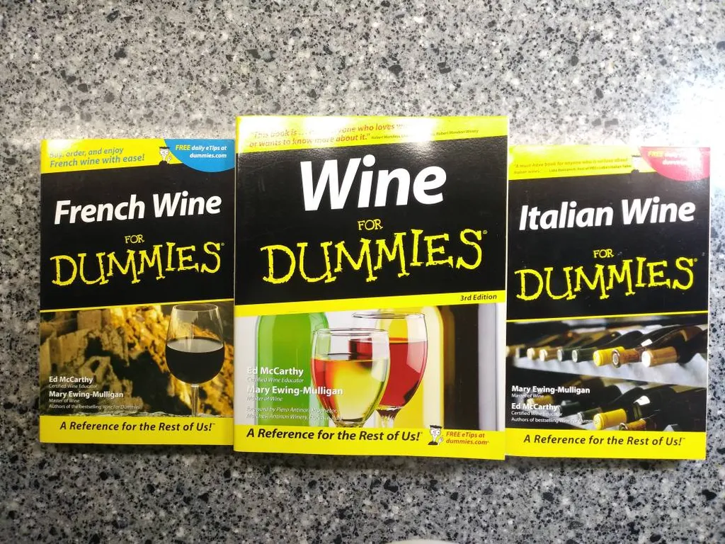 3 Books: Wine, Italian Wine And French Wine For Dummies photo 1