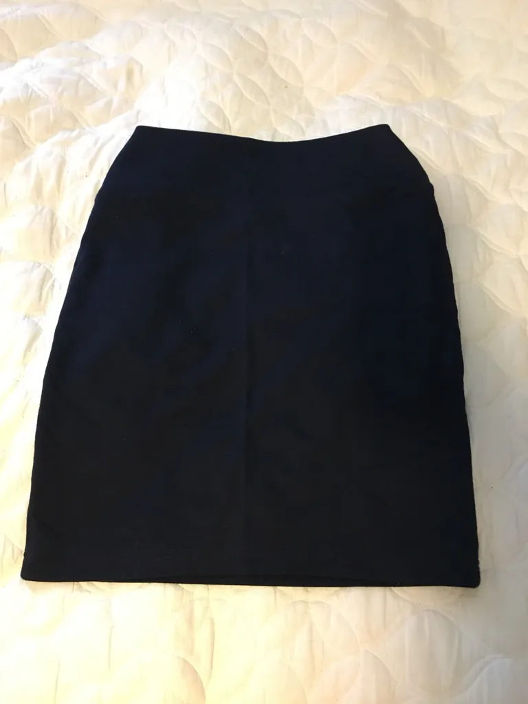Short Navy Pencil Skirt photo 1