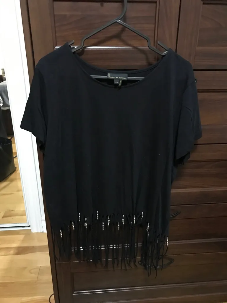 Buffalo Beaded Black Shirt photo 1