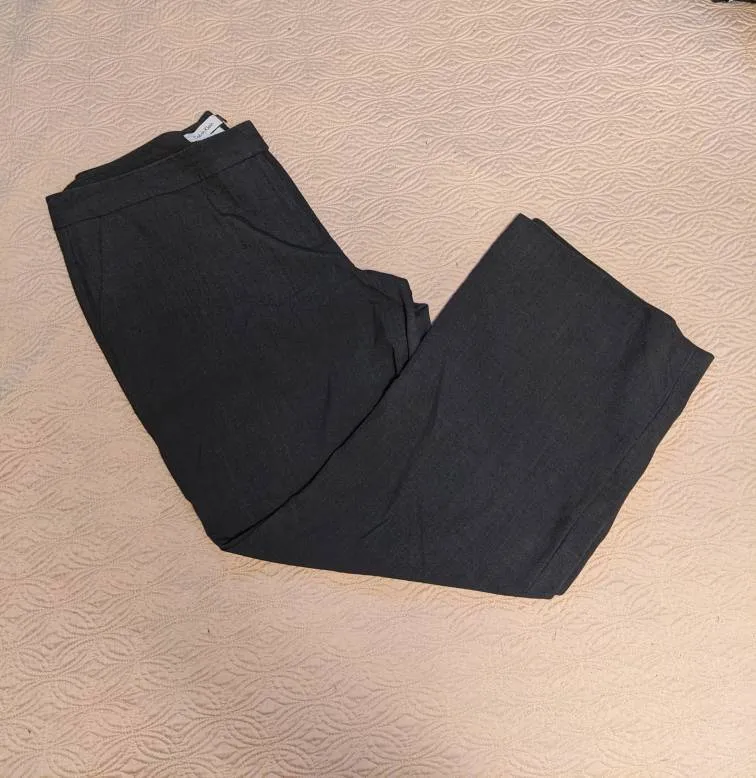 Size 16 Calvin Klein Grey Dress Pants photo 1