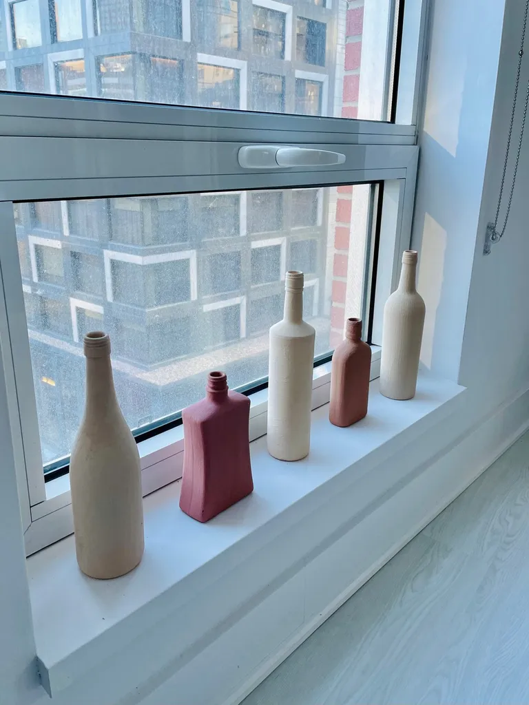 Home Decor Ceramic Painted Bottles photo 1