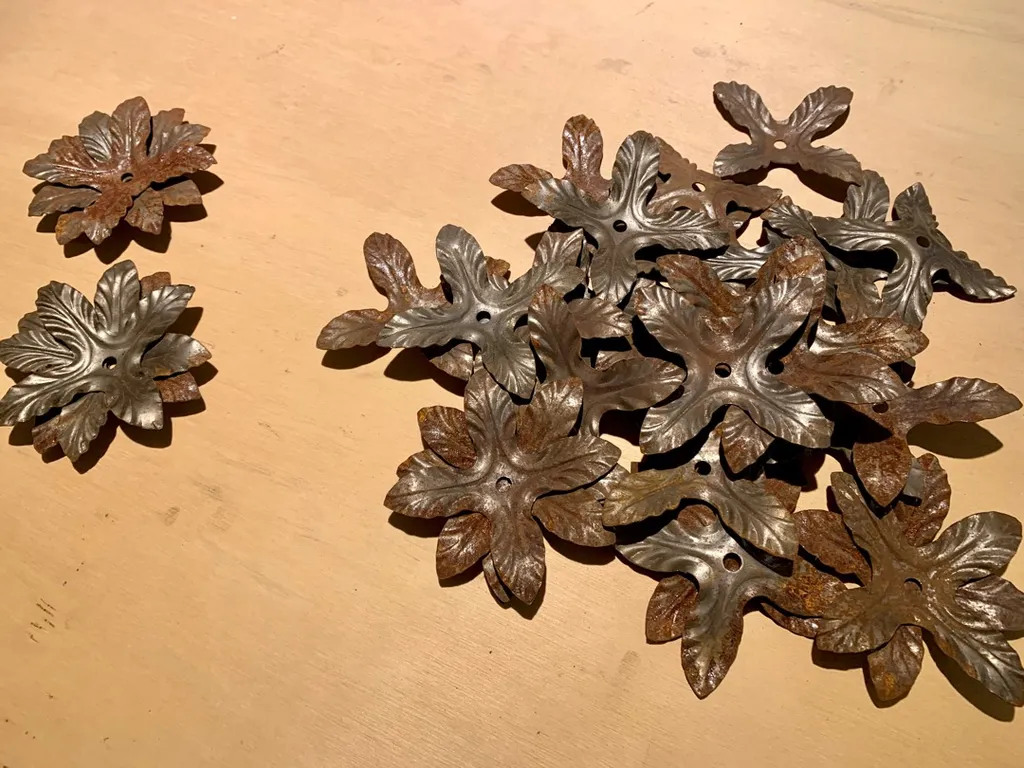 Antique Metal Flowers photo 1