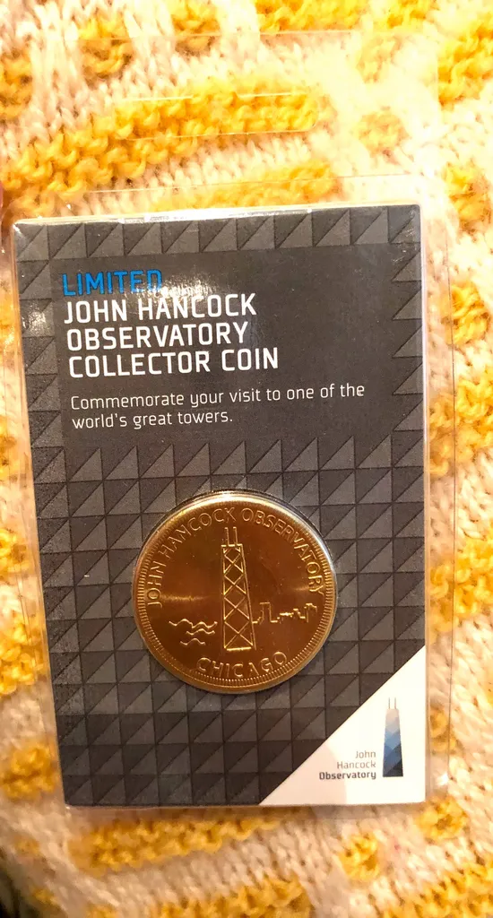 🎁 Bnib Hancock Town Souvenir Collector Coin photo 1