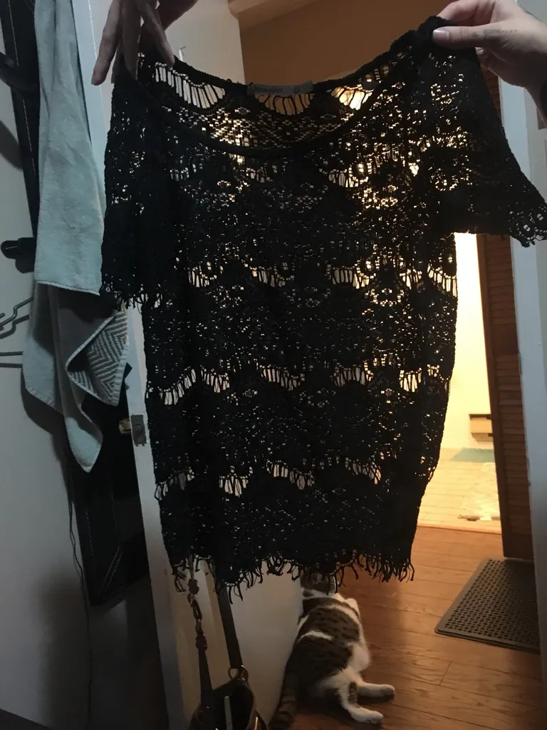 Black Lace Top photo 1