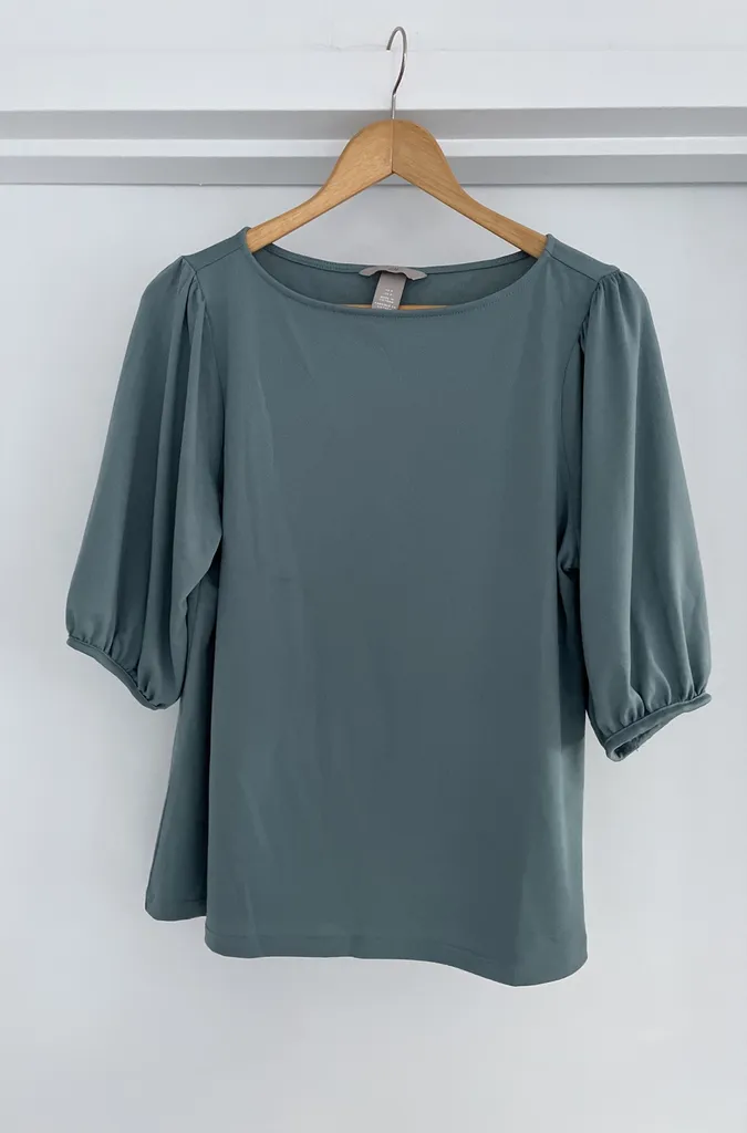 Blue H&M 3/4 Sleeve (small) photo 1