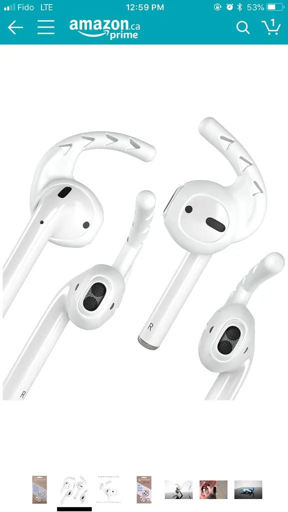 A Pair of Earhoox For Your Apple Ear Pods & Air Pods photo 1