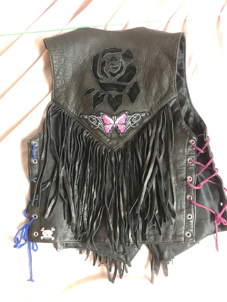 Vintage Real Leather Vest photo 1