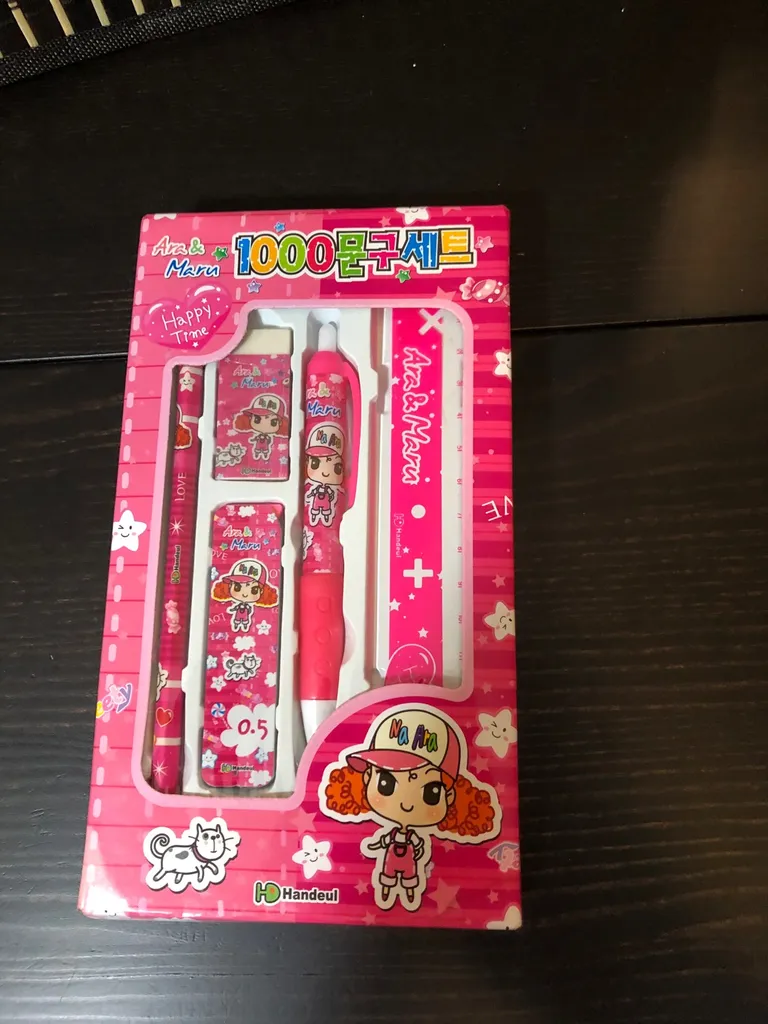 Kawaii Pink Stationary Set photo 1