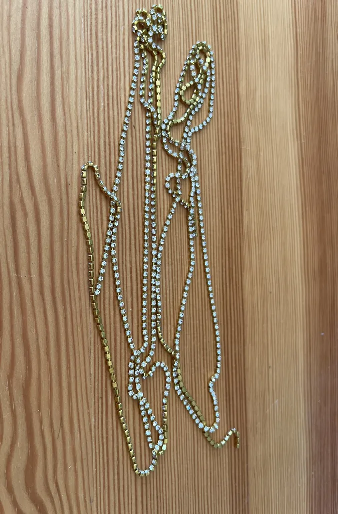 Smaller Chain Gold Crystals photo 1