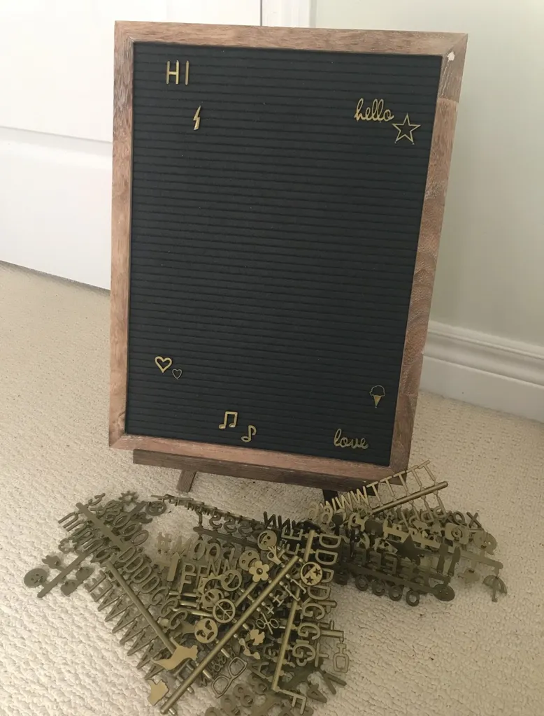 Letterboard photo 1