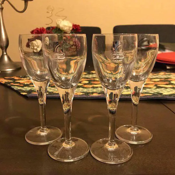 Luigi Bormioli Crystal Liqueur Glasses photo 1