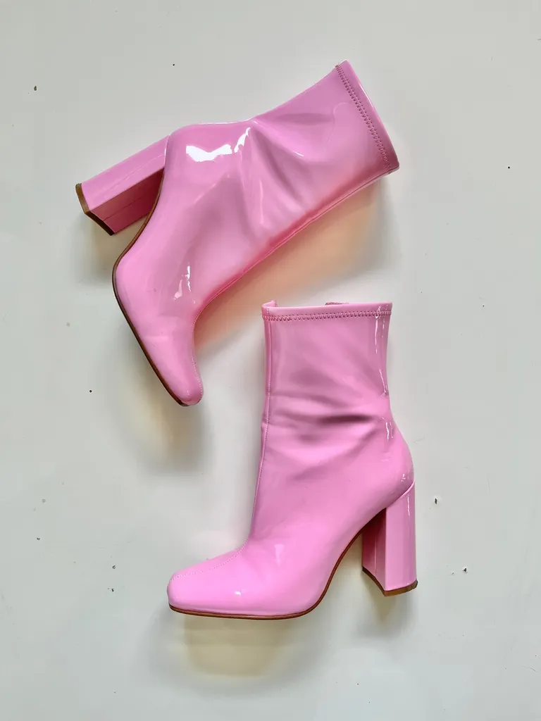 Pink Plastic Boots photo 1