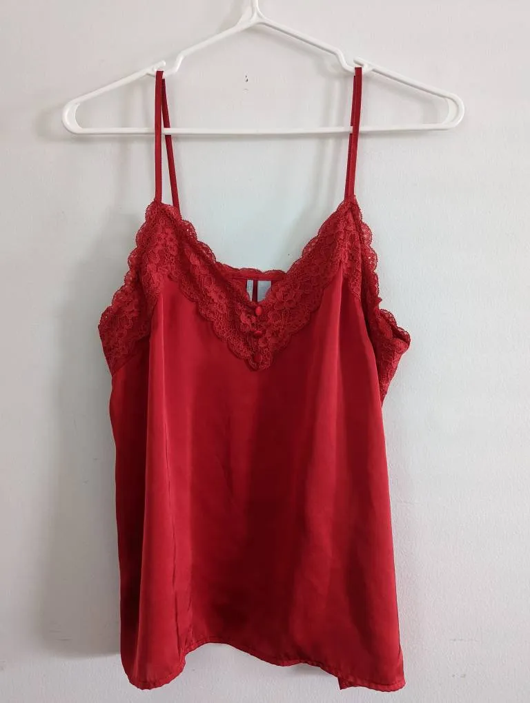 Simons Red Cami Tank photo 1