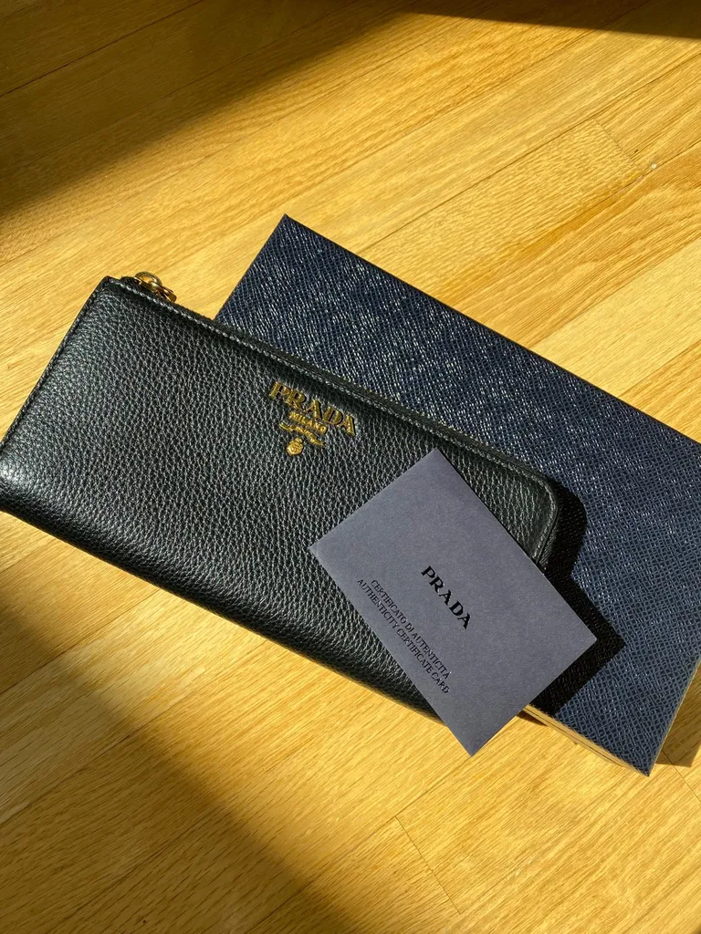 Prada - Authentic Black Leather Wallet photo 1