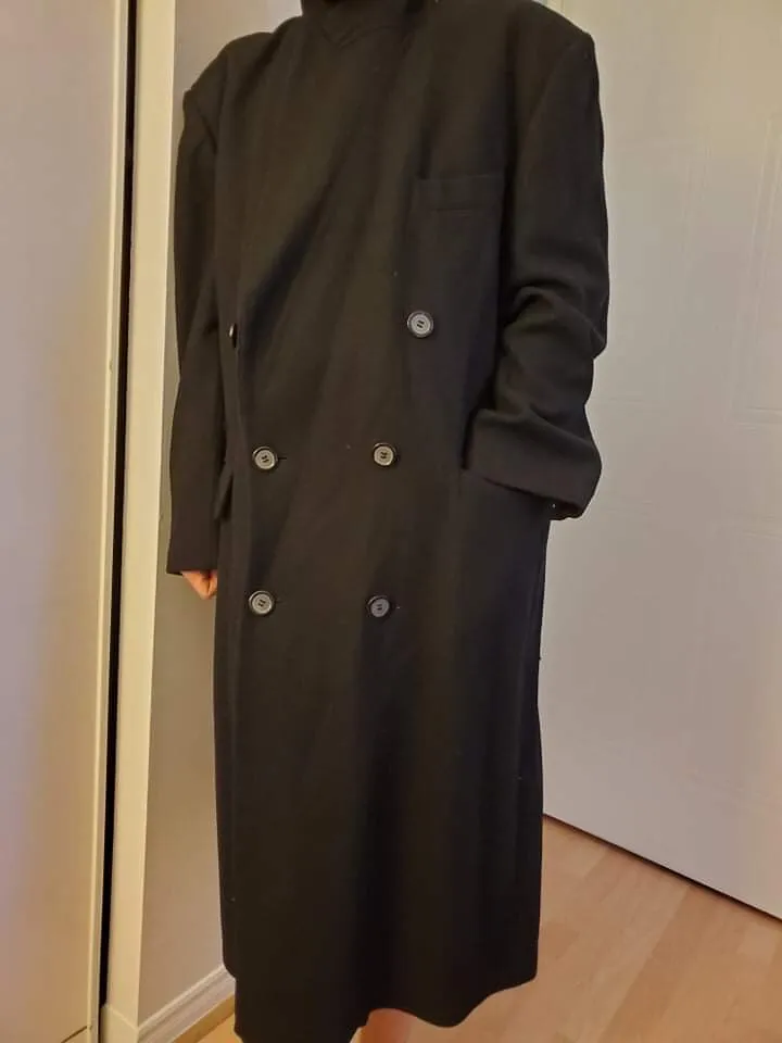 Wool trench coat photo 1
