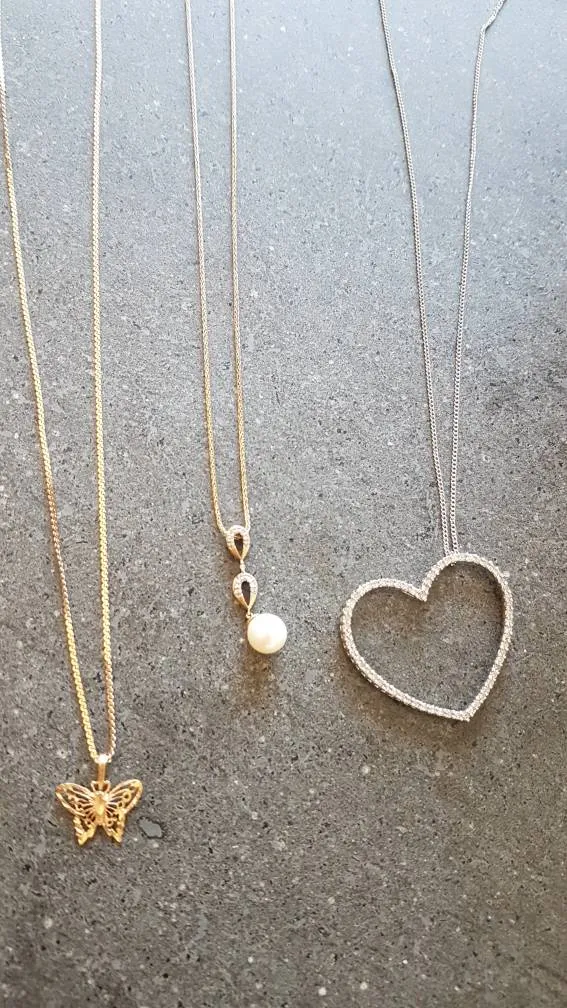 10k Gold Diamond Necklaces photo 1