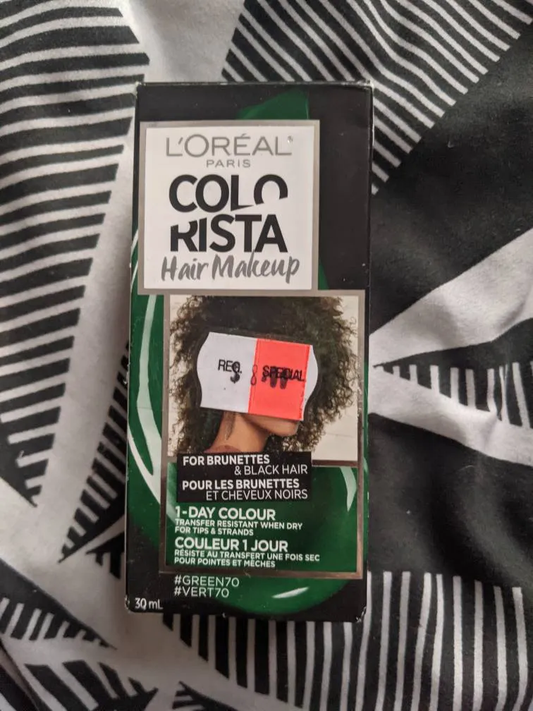 1-Day Hair Colour - Green photo 1