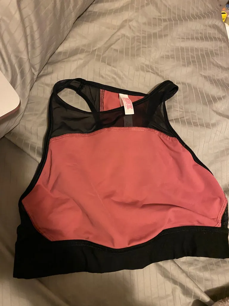 high neck “PINK” bralette photo 1