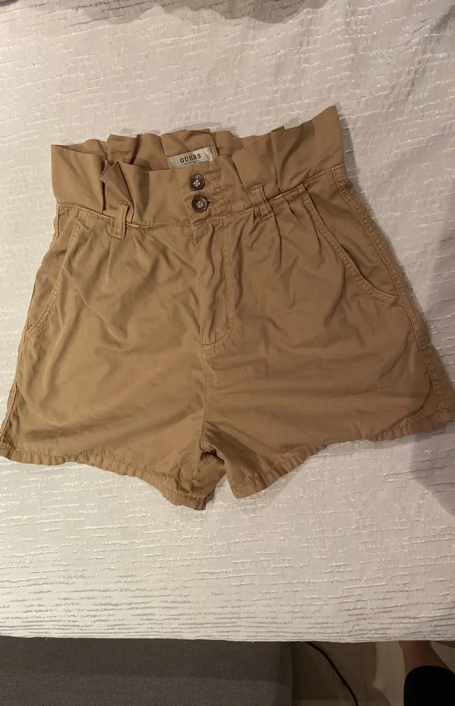 Guess Paperbag Khaki Shorts photo 1