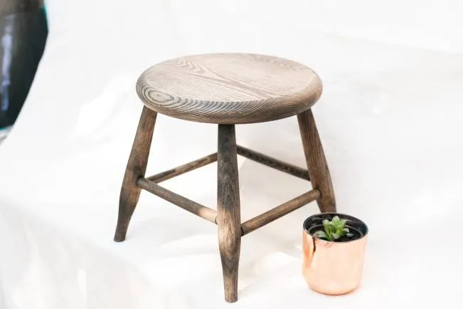 Lil' Ash Stool - Dark Walnut Stain photo 1