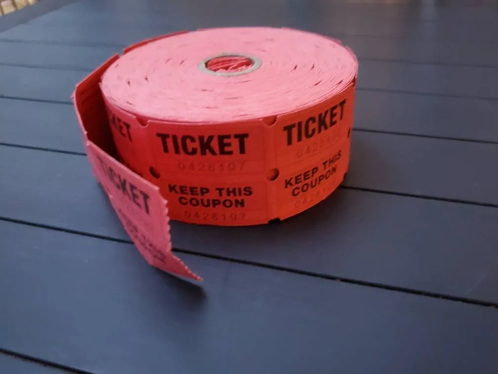 Raffle Ticket Roll photo 1