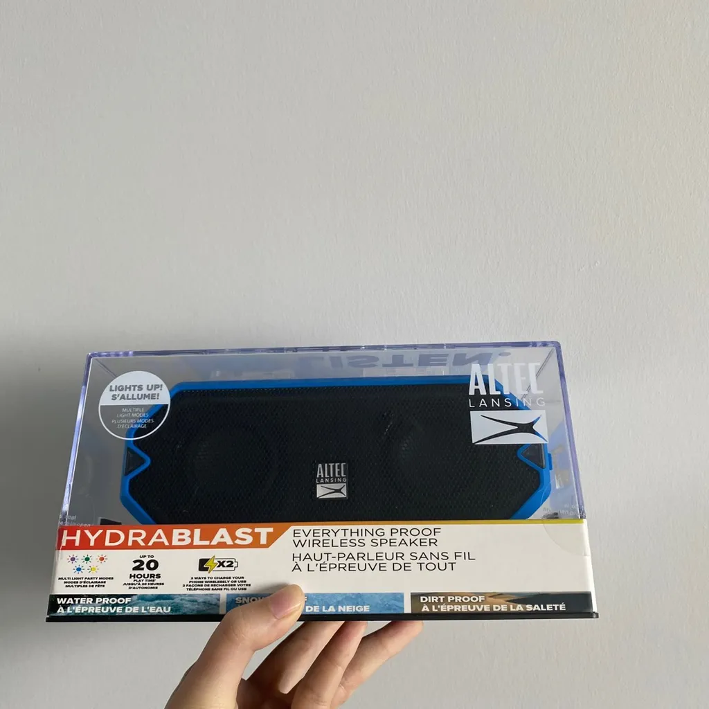 BNIB Altec Lansing Hydrablast Speaker photo 1