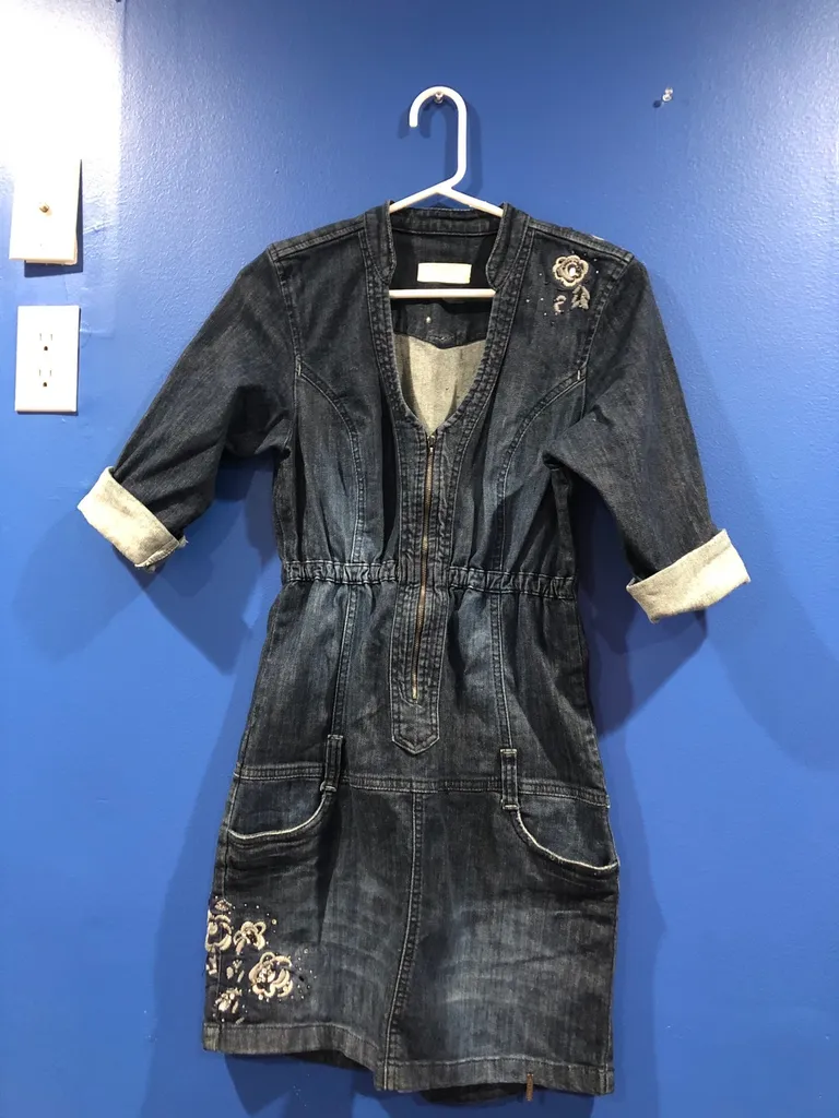 Lovely jean Dress Size S photo 1