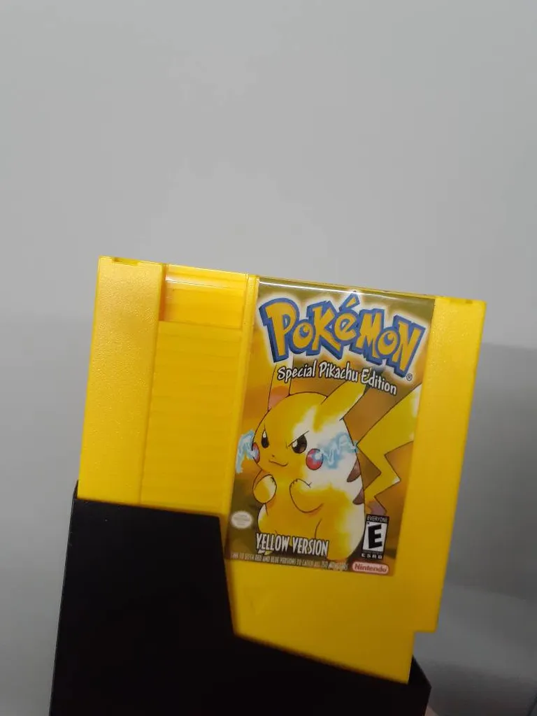 Yellow Pikachu NES Nintendo Game photo 1