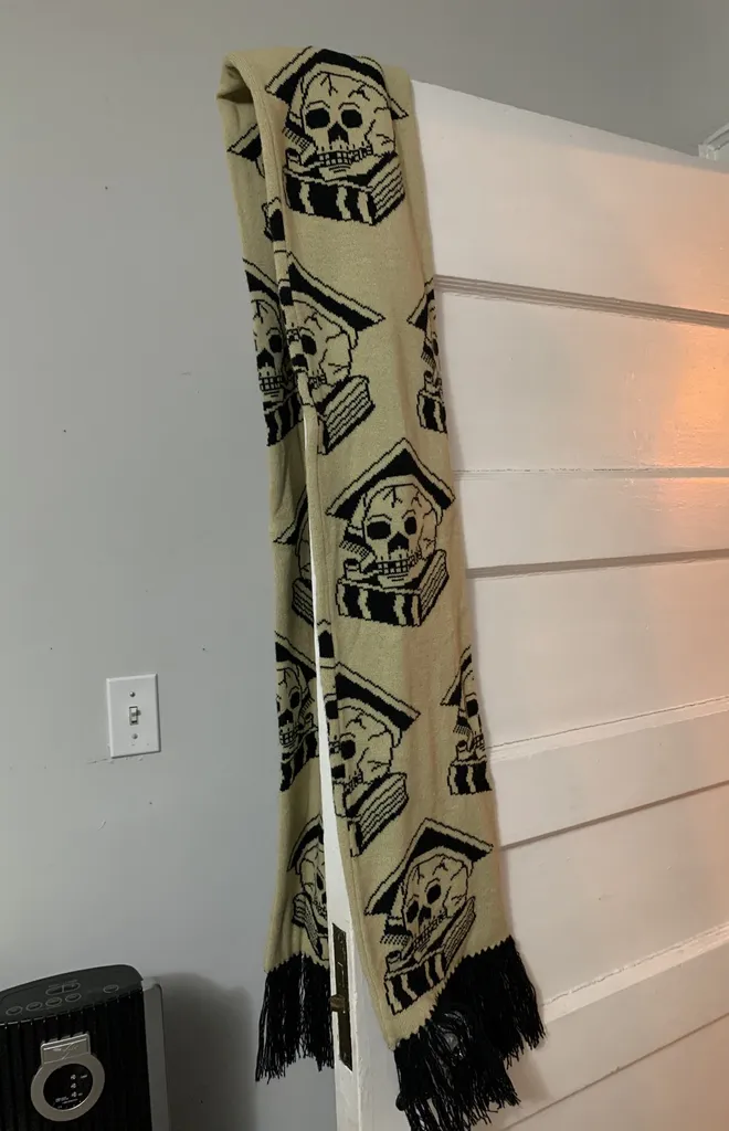 Book Skull Scarf photo 1