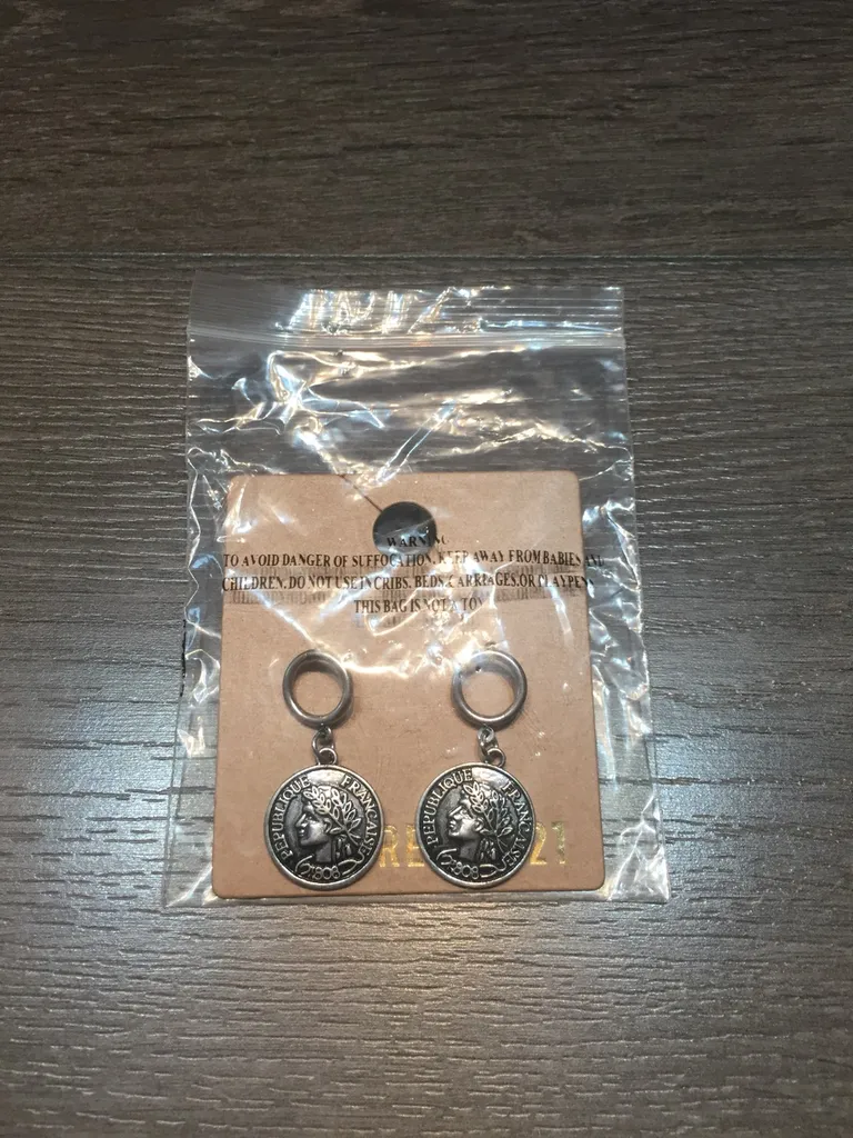 Coin Medallion Earrings photo 1