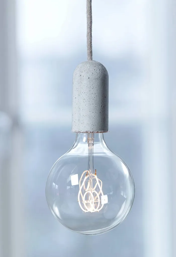 Concrete Light Pendant photo 1