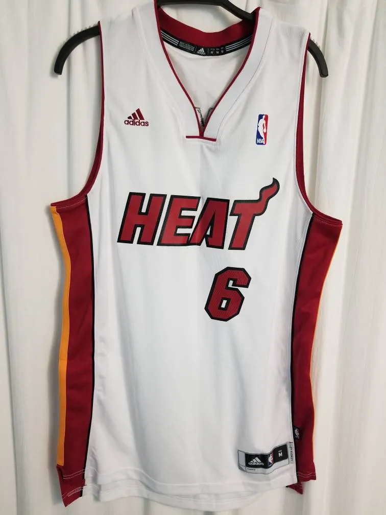 Miami HEAT LeBron JAMES #6 BASKETBALL JERSEY photo 1
