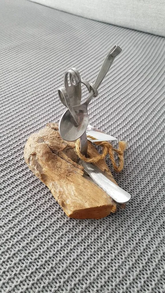 Driftwood Utensil Art photo 1
