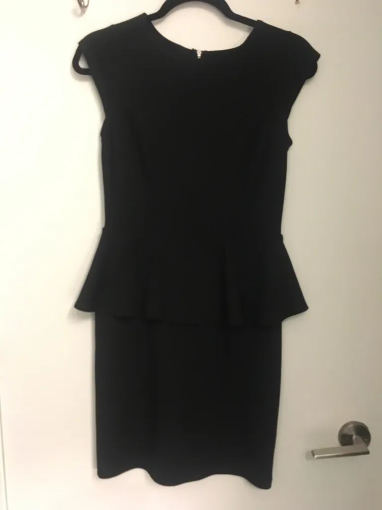 Black Peplum Dress photo 1