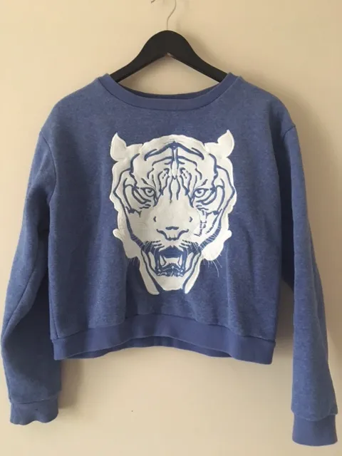 Applique Tiger Sweatshirt photo 1