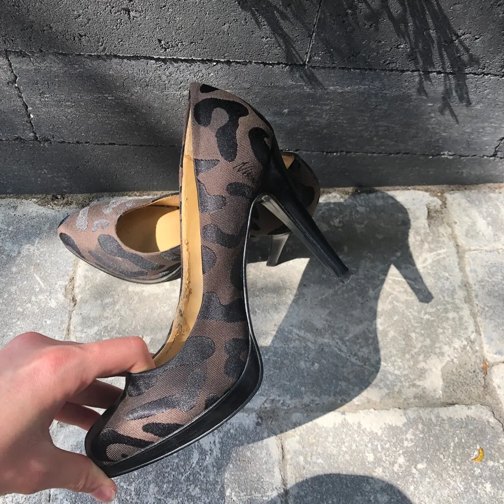 Nine West Leopard Print Heels photo 1